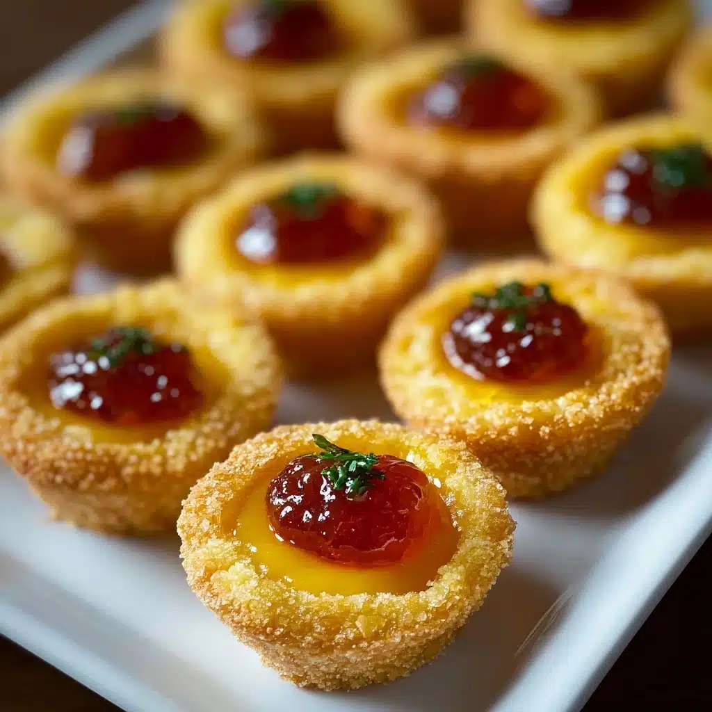 Cheesy Thumbprint Appetizers with Hot Pepper Jelly Recipe - Recipe Image