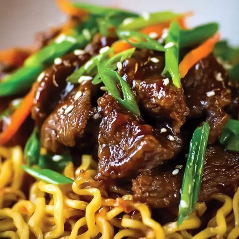 Slow Cooker Beef Ramen
