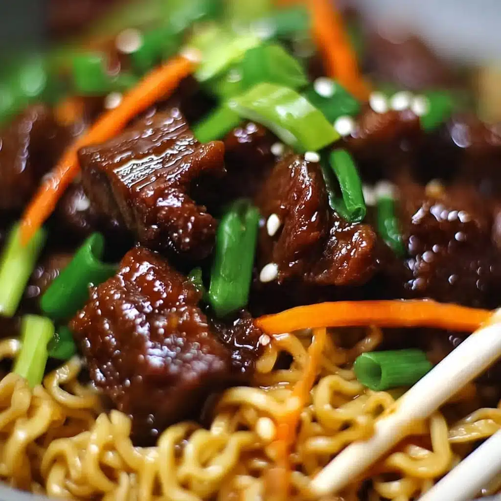 Slow Cooker Beef Ramen  - Recipe Image