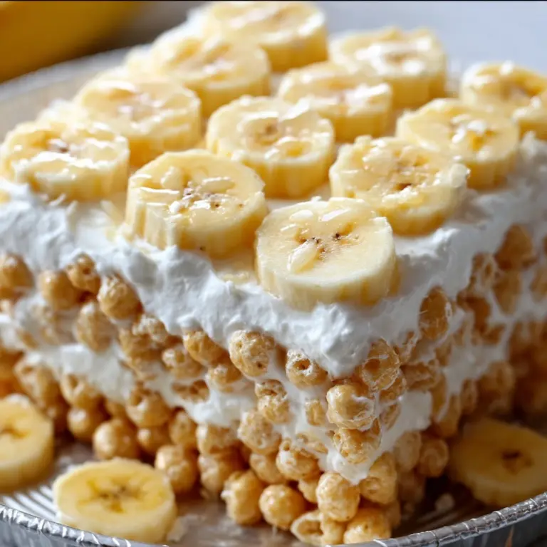Banana Pudding Rice Krispie Treats Recipe