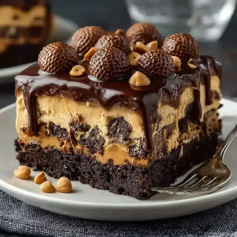 Reese’s Peanut Butter Earthquake Cake Recipe