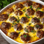 Dump-and-Bake Meatball Casserole Recipe