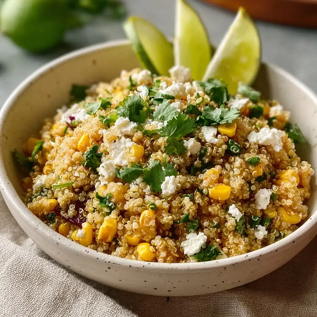 Mexican Street Corn Quinoa Salad Recipe