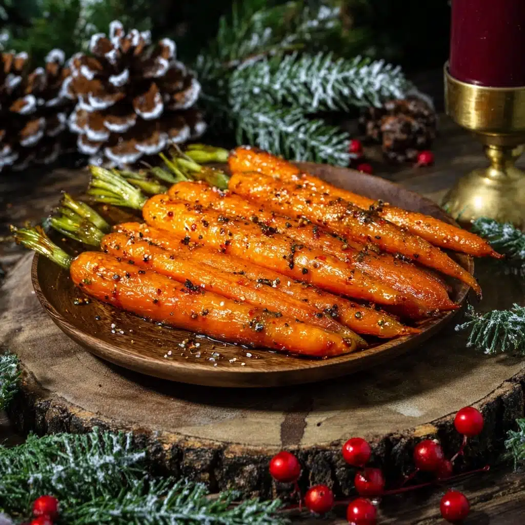 Maple Mustard Roasted Carrots Recipe