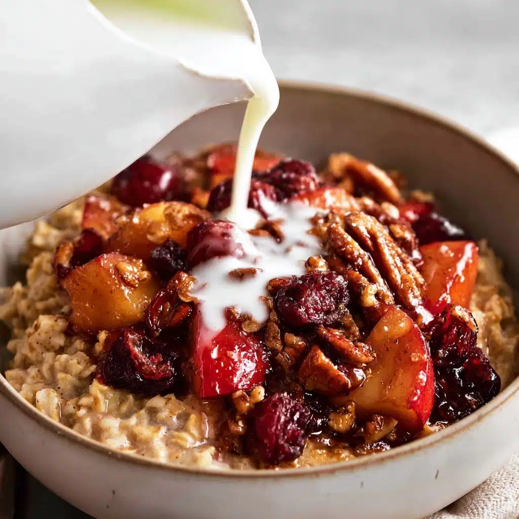 Crockpot Apple Cinnamon Oatmeal Recipe