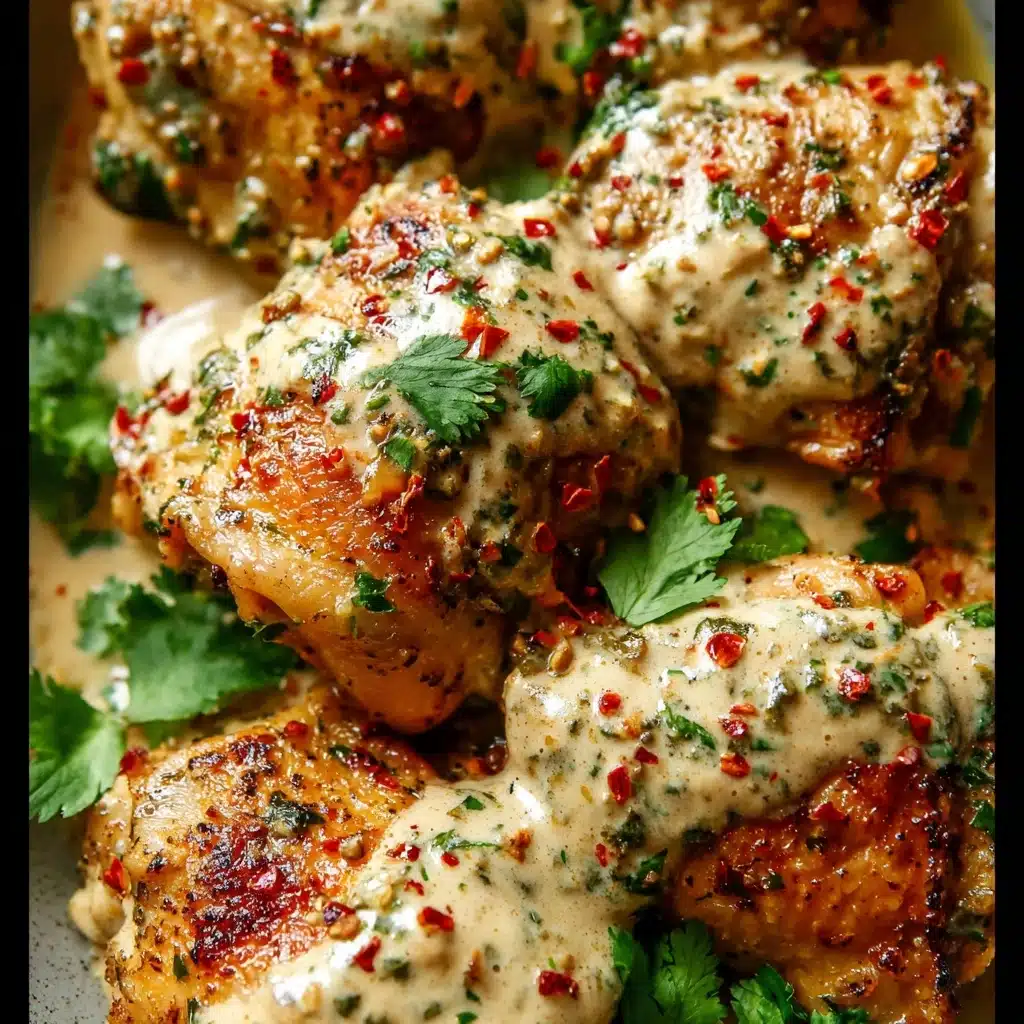 Baked Za'atar Chicken Thighs with Tahini Recipe