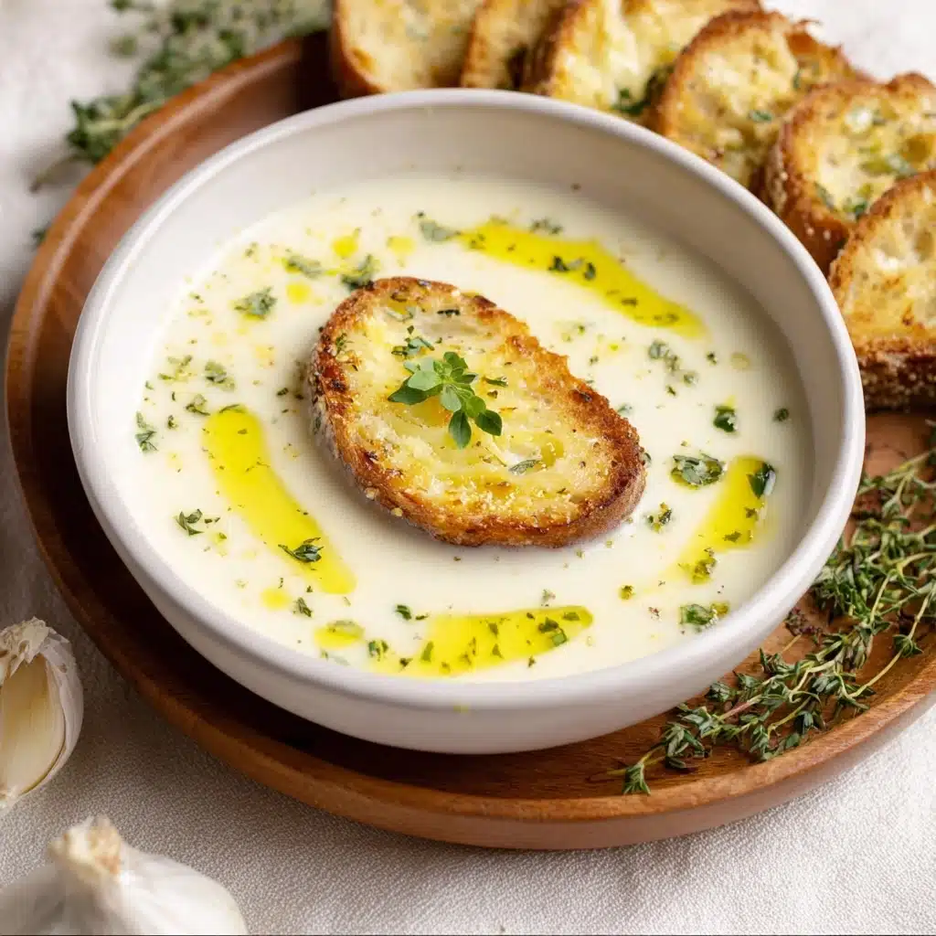 Country French Garlic Soup Recipe