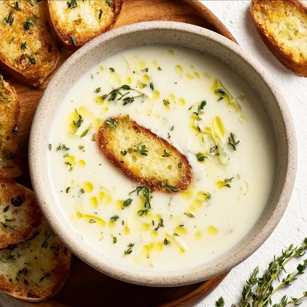 Country French Garlic Soup Recipe - Recipe Image