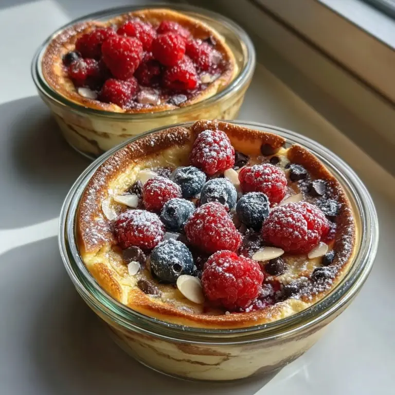 Baked Protein Pancake Bowls Recipe