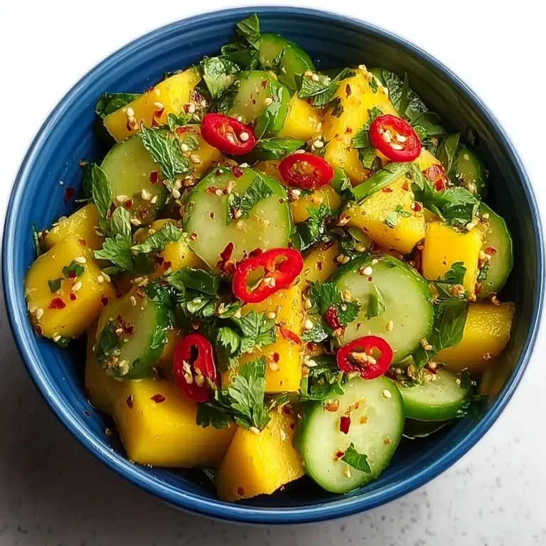 Thai Mango Cucumber Salad: Discover the Perfect Recipe