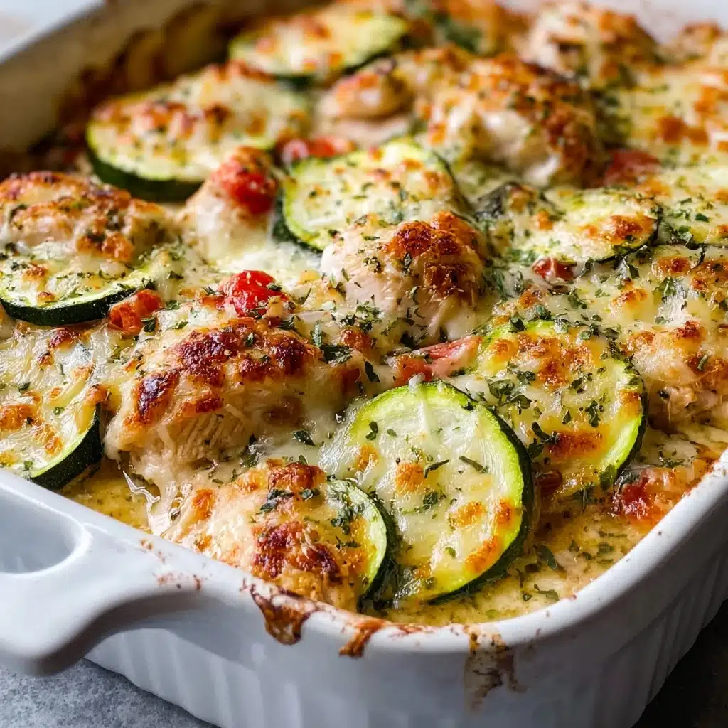 Mediterranean Chicken Zucchini Bake Recipe - Recipe Image