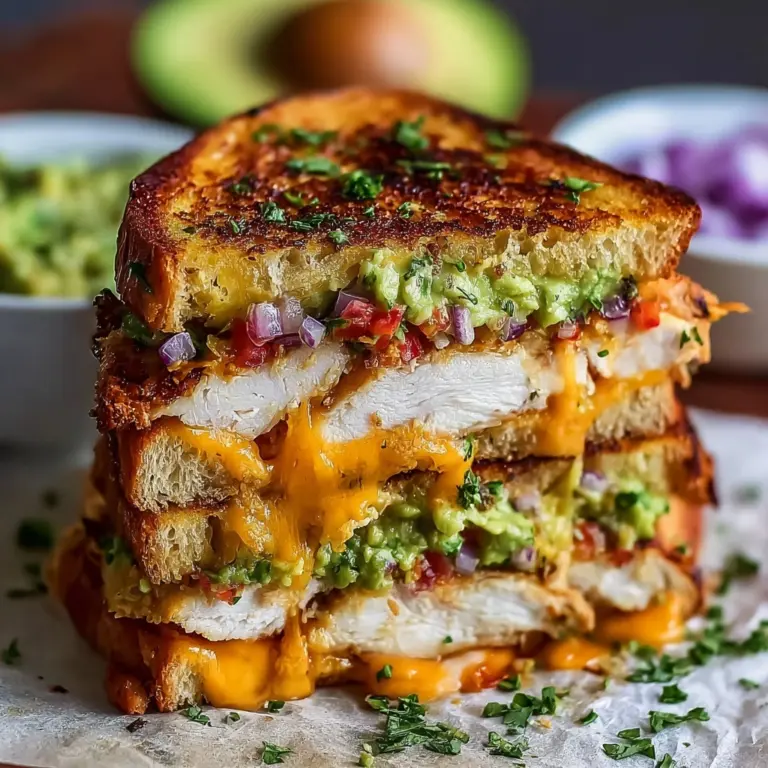 Chicken Avocado Melt Sandwich Recipe