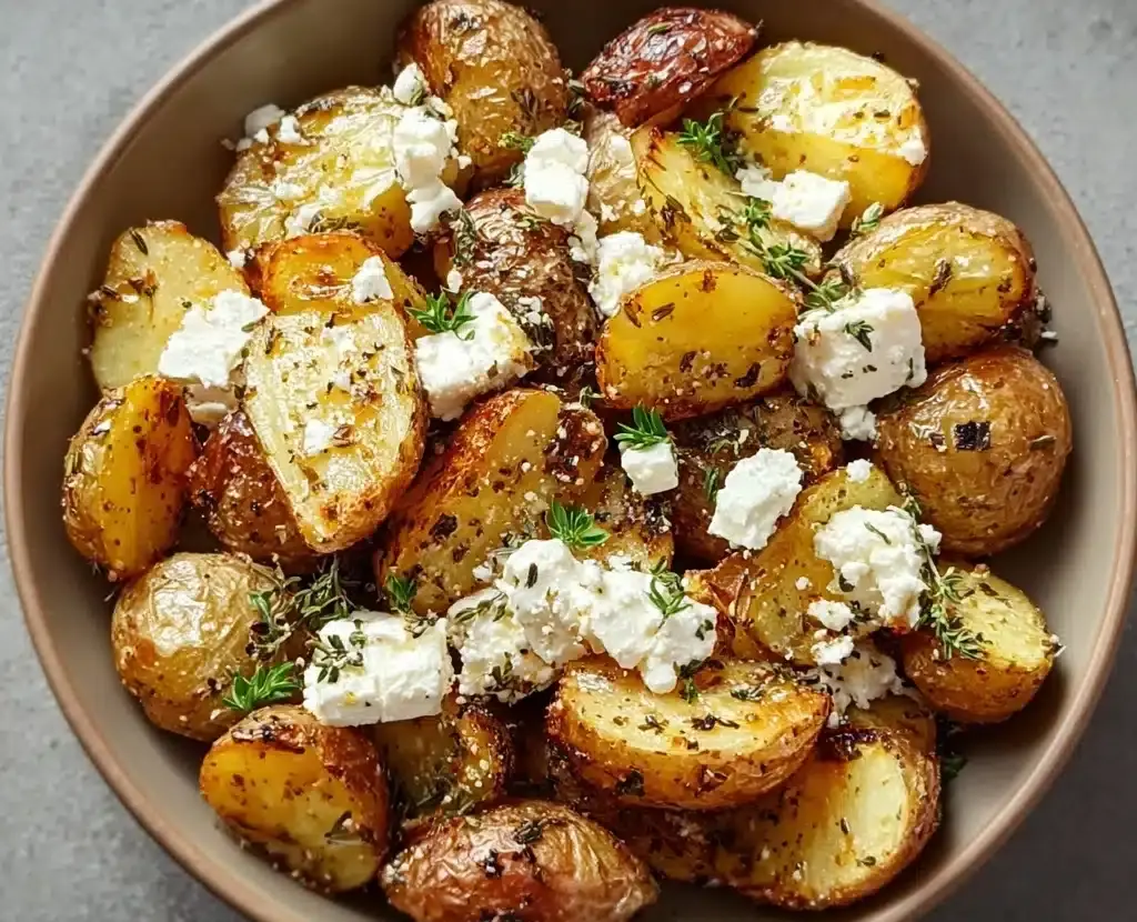 Healthy Baked Feta Potatoes Recipe