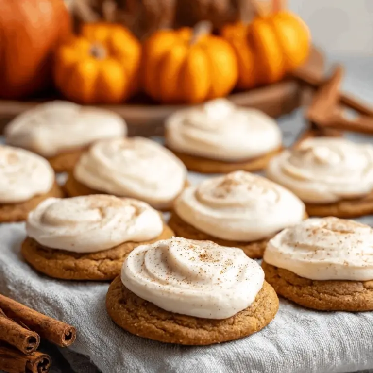 Pumpkin Cookies with Cream Cheese Frosting Recipe