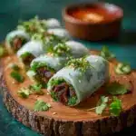 20 Minute Thai Basil Beef Rolls Recipe