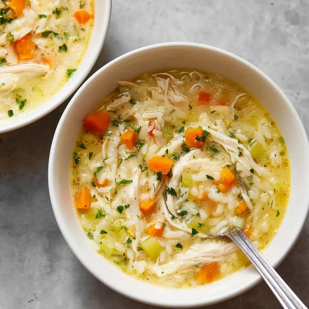 Lemon Chicken Orzo Soup Recipe