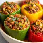 Ground turkey and peppers