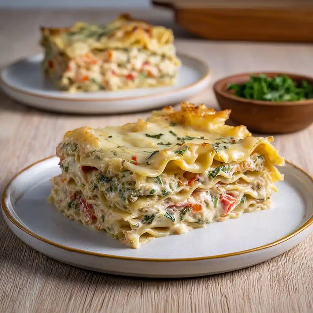 Loaded Veggie White Lasagna Recipe