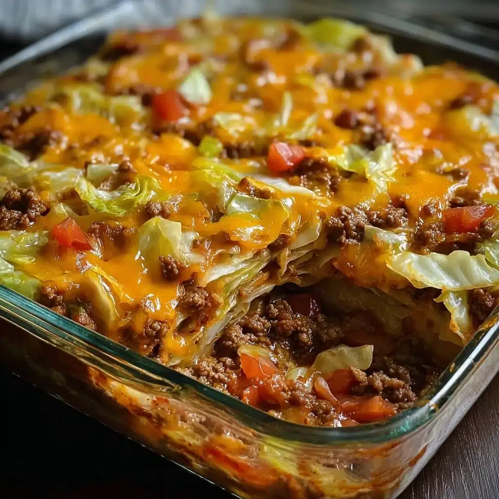 Savory Cabbage Beef Bake Recipe - Recipe Image