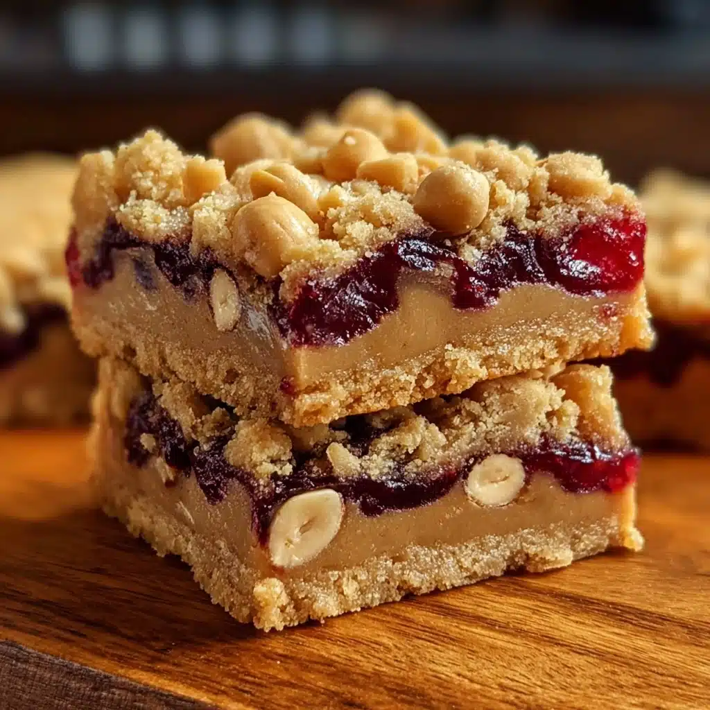 Peanut Butter and Jelly Bars Recipe - Recipe Image