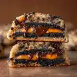 Halloween Oreo stuffed chocolate chip cookies Recipe