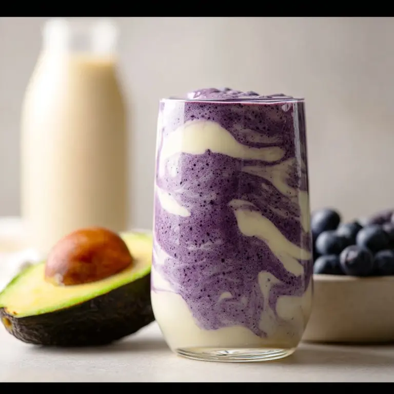 Avocado, Blueberry and Pineapple Cloud Smoothie Recipe