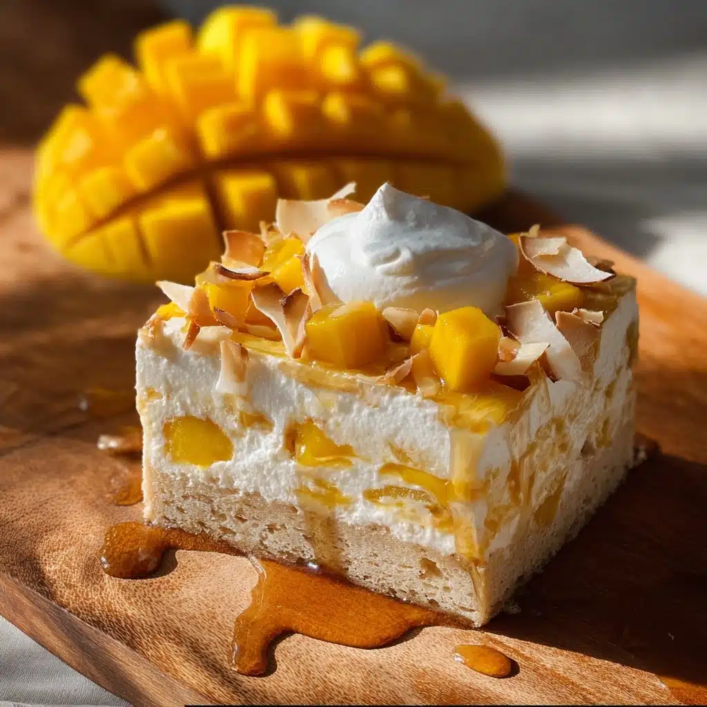 Mango Coconut Bread Pudding Recipe