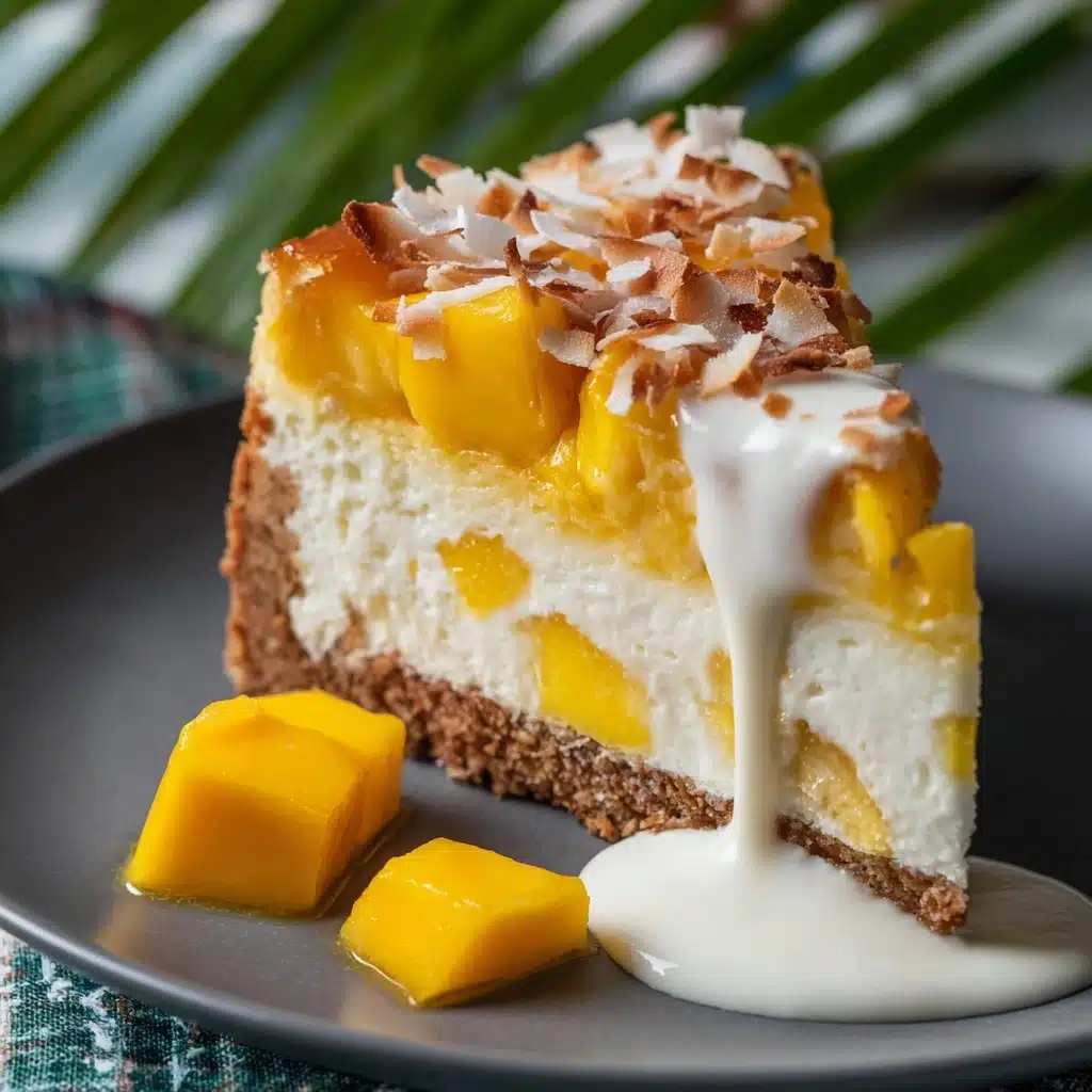 Mango Coconut Bread Pudding Recipe - Recipe Image