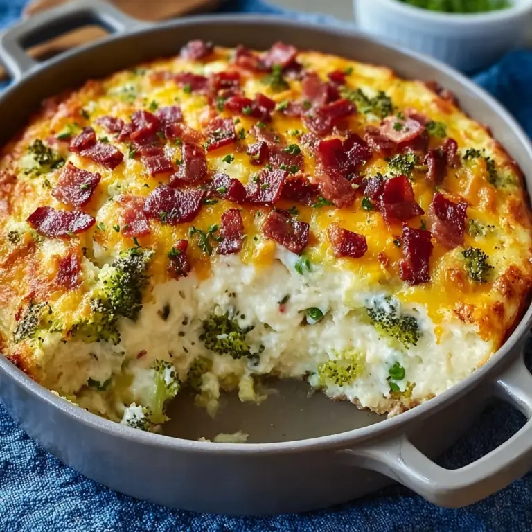 Loaded Cauliflower and Broccoli Casserole Recipe
