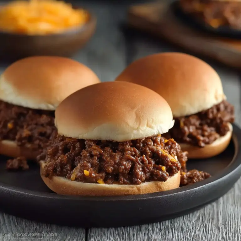 Steakhouse Burger Sloppy Joes Recipe