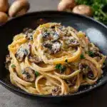Caramelized Leek and Mushroom Gruyere Pasta Recipe