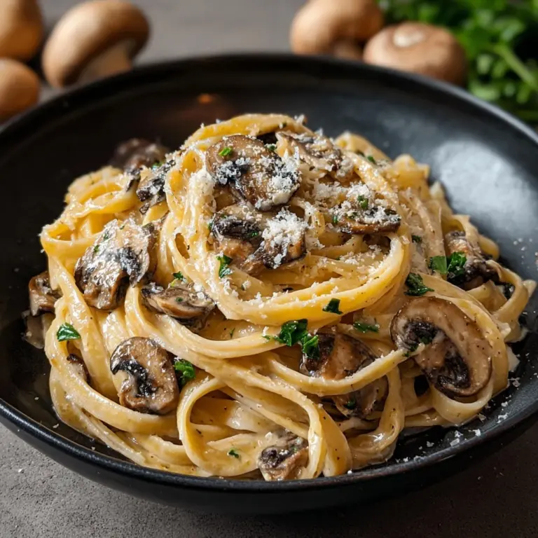 Caramelized Leek and Mushroom Gruyere Pasta Recipe