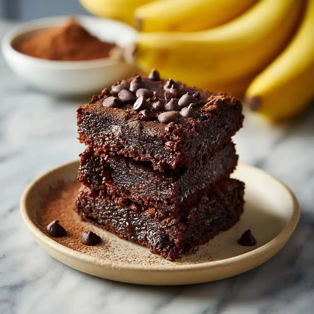Healthy Banana Brownies Recipe