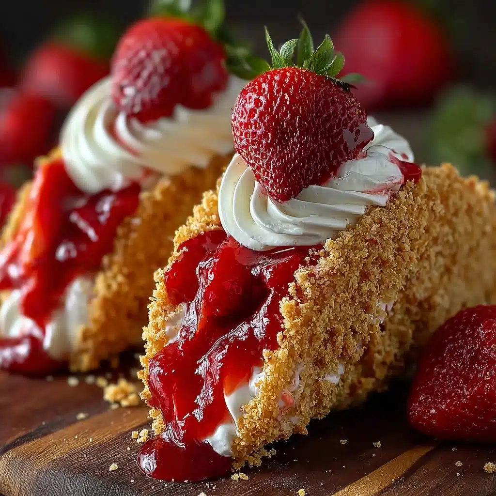 Strawberry Crunch Cheesecake Tacos Recipe