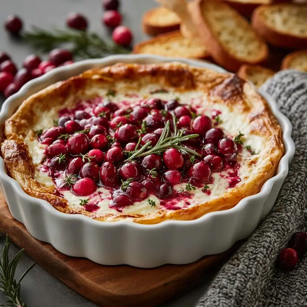 Baked Cranberry Cream Cheese Dip Recipe - Recipe Image