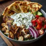 Greek Chicken Gyro Bowls Recipe