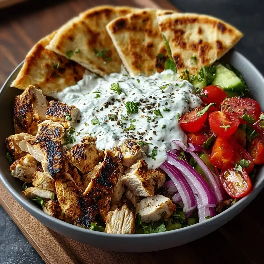 Greek Chicken Gyro Bowls Recipe