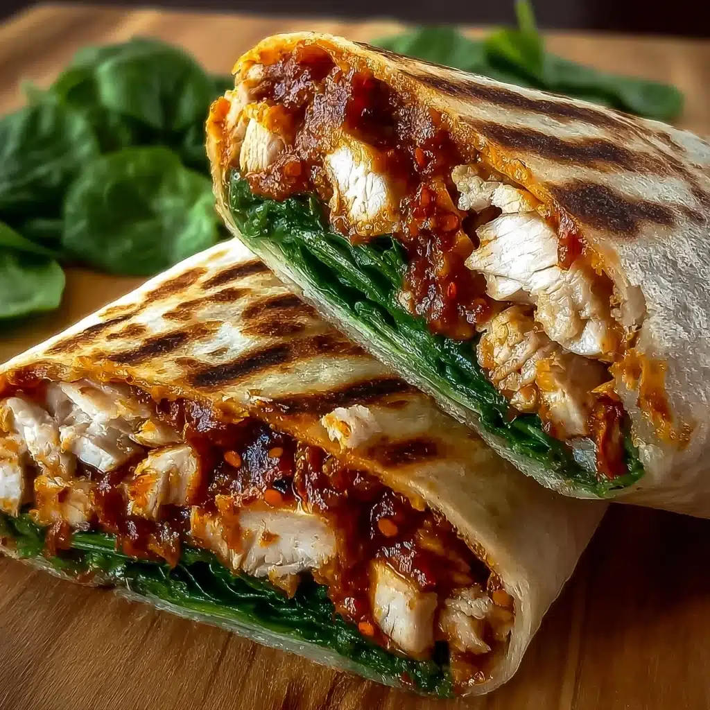 Sweet Chili Chicken Wraps Recipe