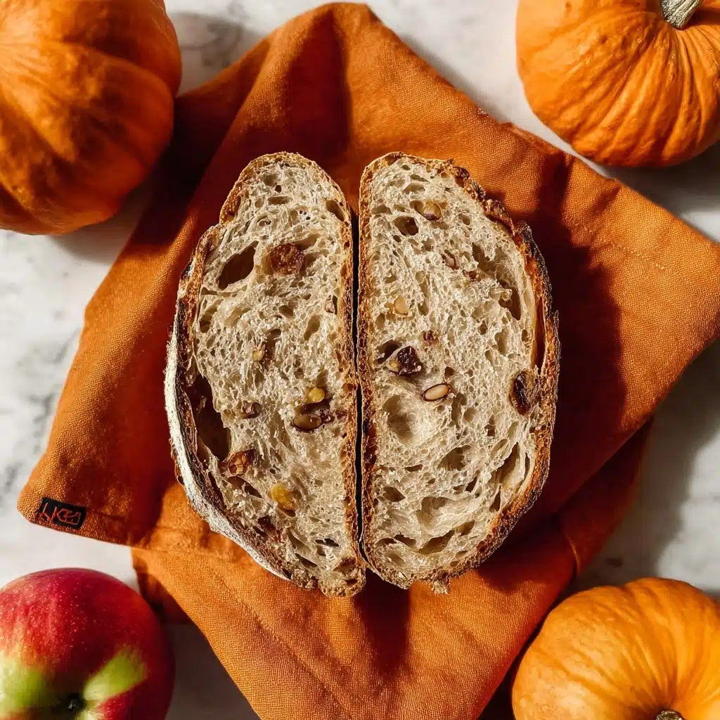 Sourdough Pumpkin Apple Bread with Cinnamon and Pecans Recipe - Recipe Image