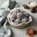 Easy Chocolate Coconut Date Energy Balls Recipe