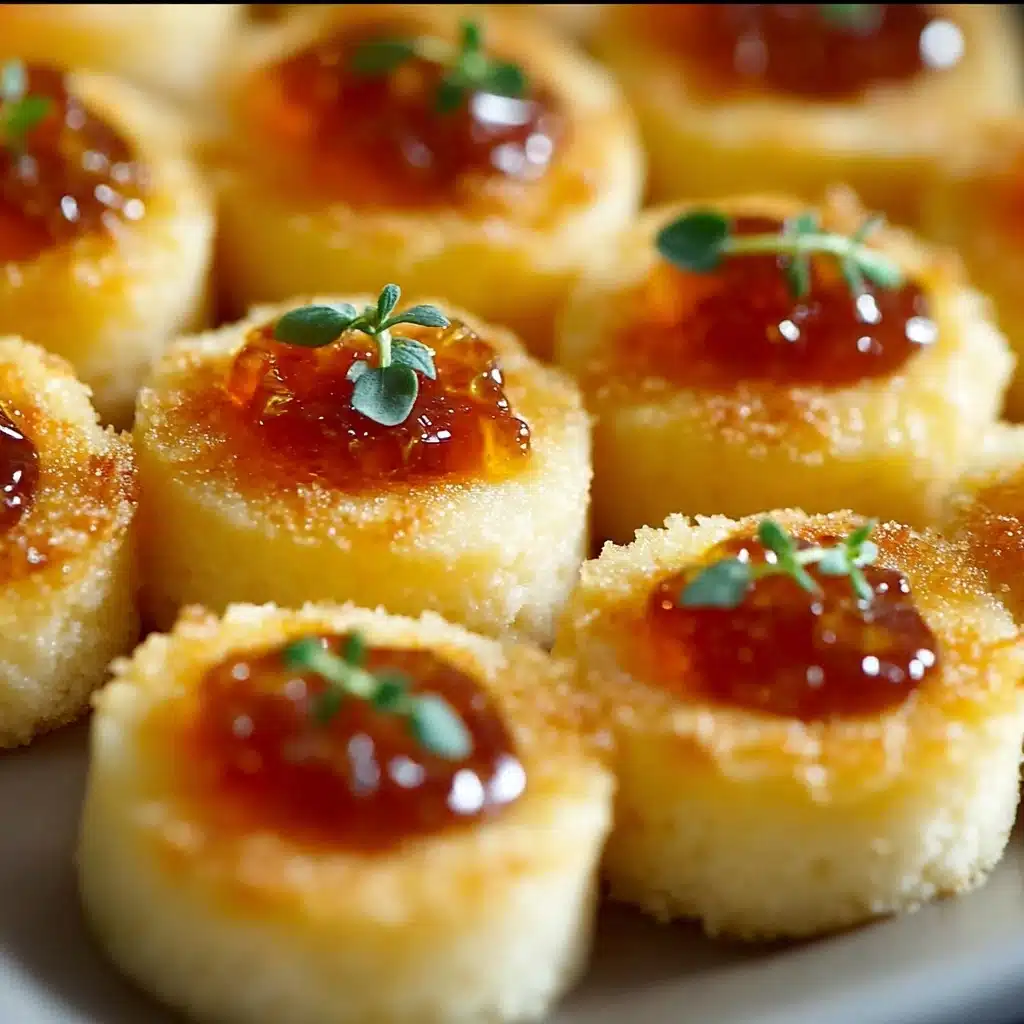 Cheesy Thumbprint Appetizers with Hot Pepper Jelly Recipe