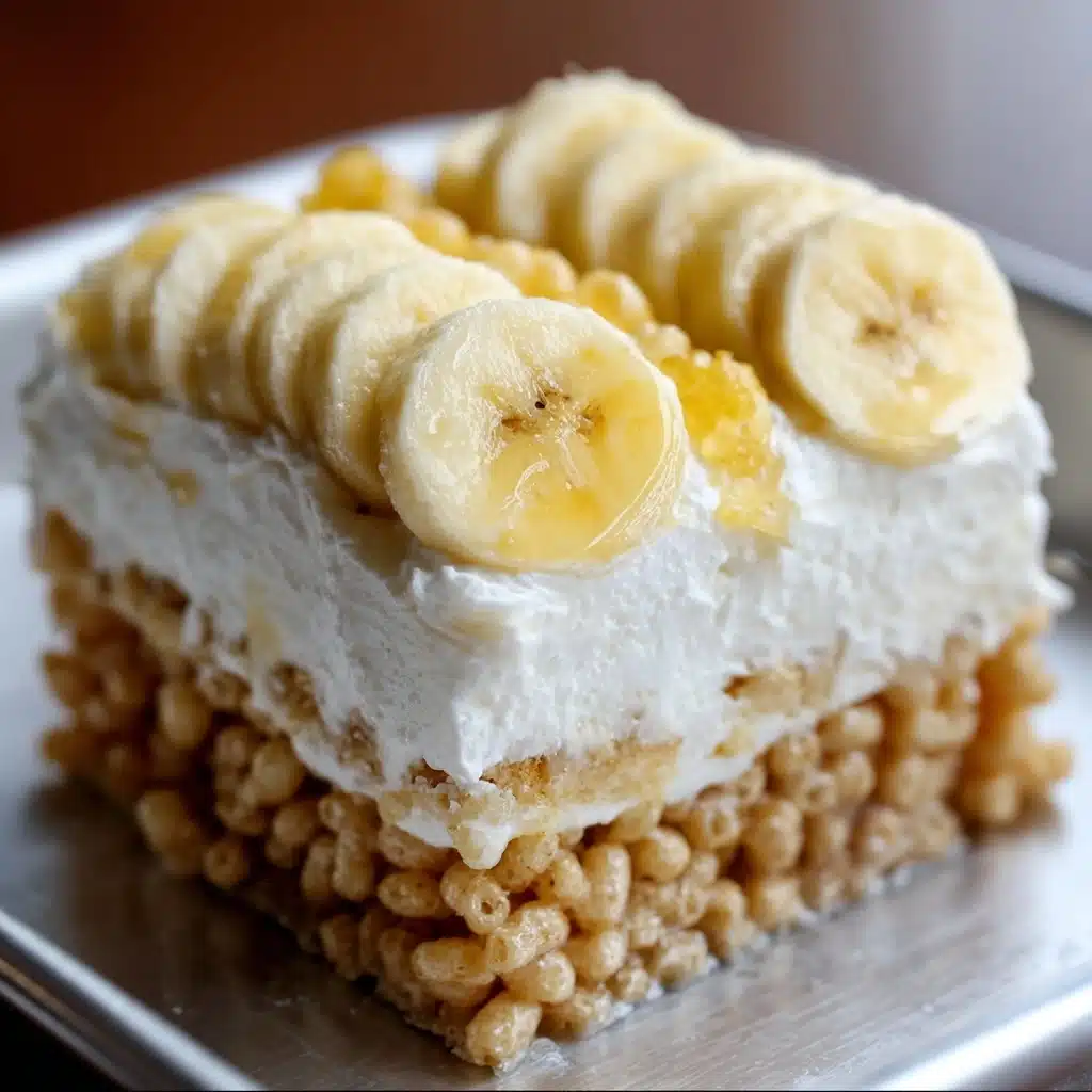 Banana Pudding Rice Krispie Treats Recipe - Recipe Image