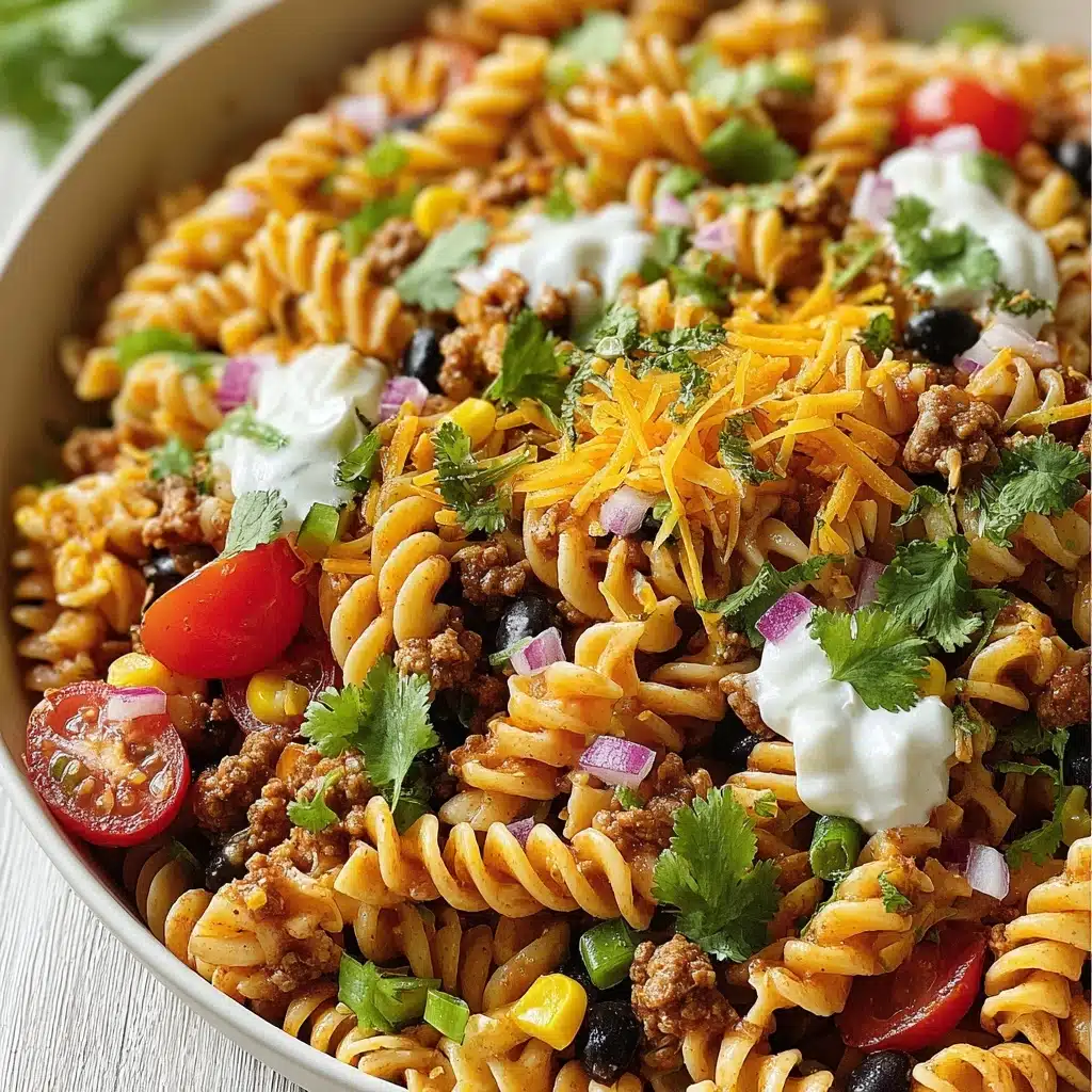 Taco Pasta Salad Recipe - Recipe Image