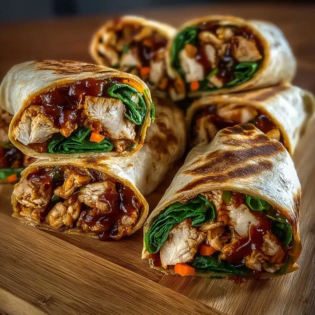 Sweet Chili Chicken Wraps Recipe