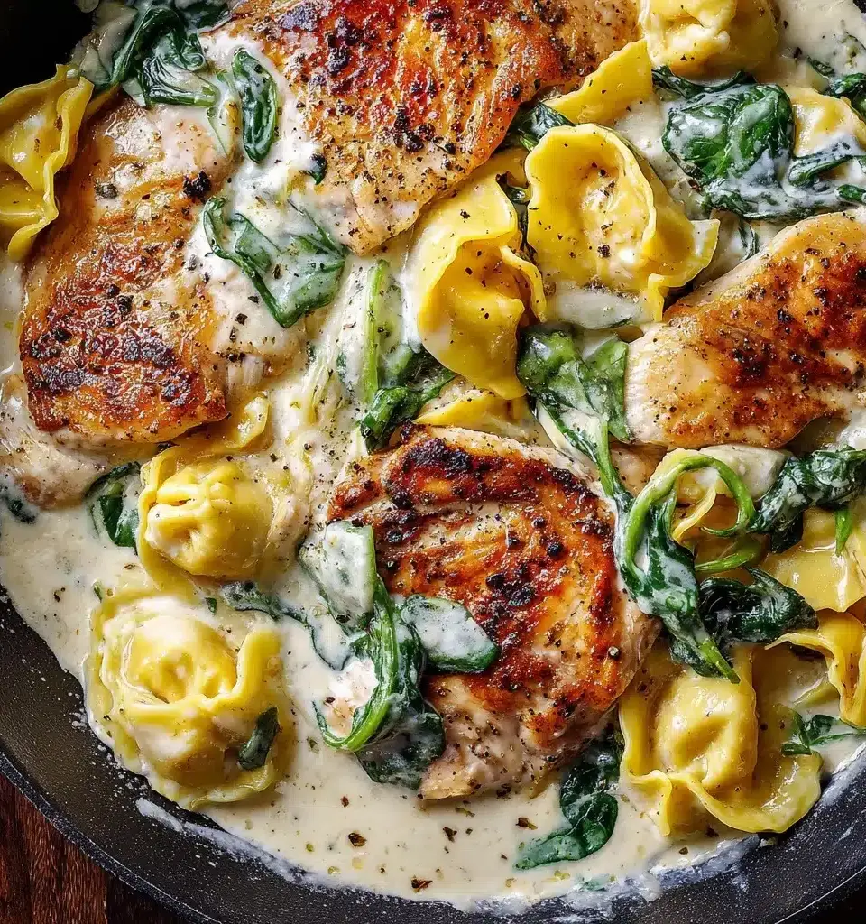 Parmesan Chicken and Tortellini Recipe