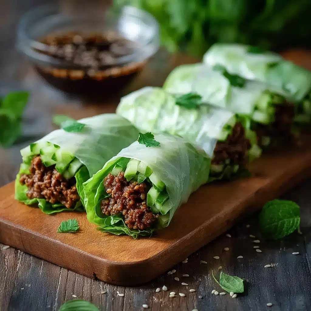 20 Minute Thai Basil Beef Rolls Recipe - Recipe Image