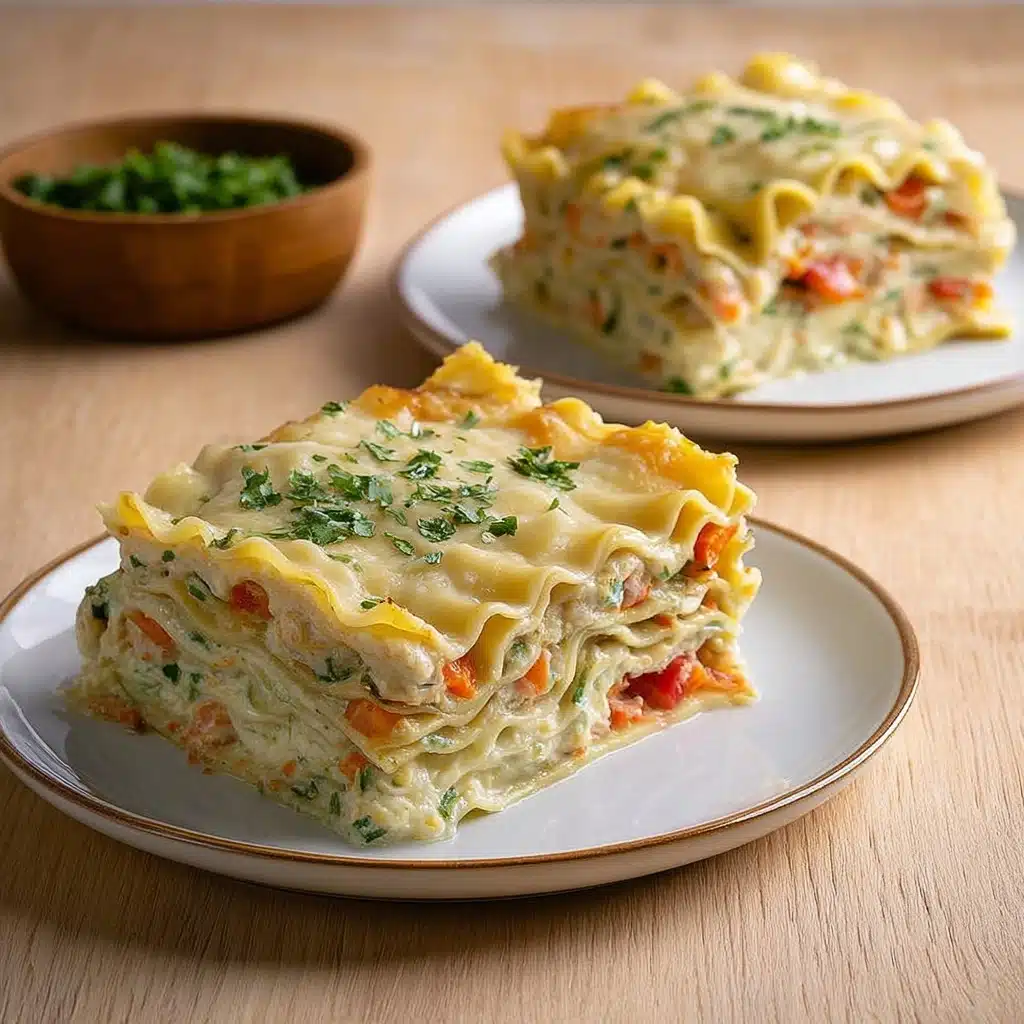 Loaded Veggie White Lasagna Recipe - Recipe Image