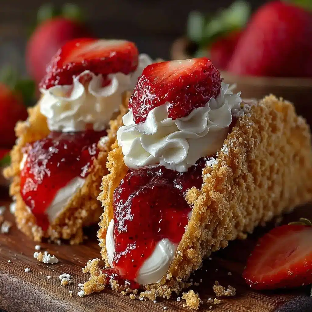 Strawberry Crunch Cheesecake Tacos Recipe - Recipe Image