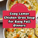 Lemon Chicken Orzo Soup Recipe