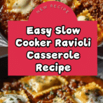 Easy Slow Cooker Ravioli Recipe